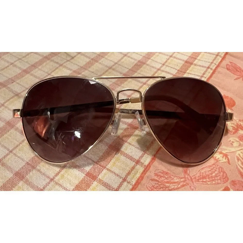 Juicy Couture Aviator Brown Gold Mirror Gradient Sunglasses Pre-owned AJCN15012Z